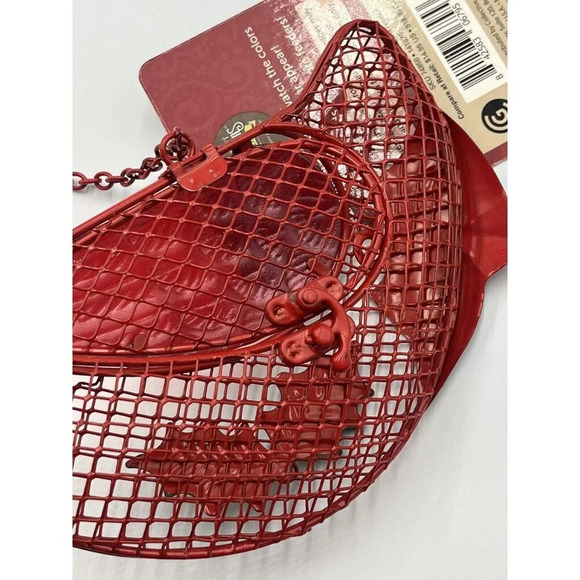 Cardinal Bird Feeder NWT Yard Ornament Winter Red/Hinged/bird Seed/Tree/Glitter - Picture 12 of 16